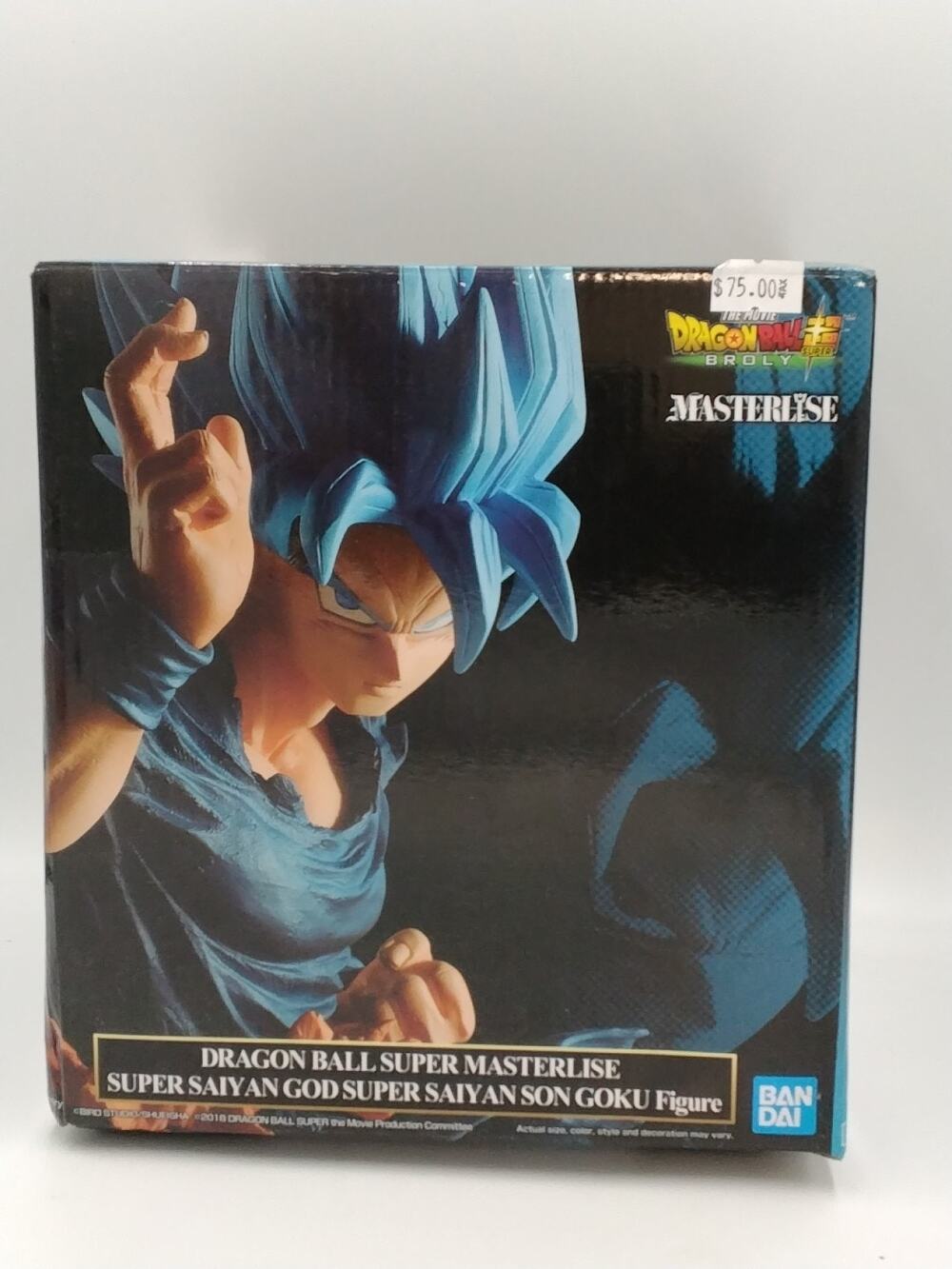 2019 Super Saiyan God Son Goku Masterlise Super Bandai Action Figure Sealed
